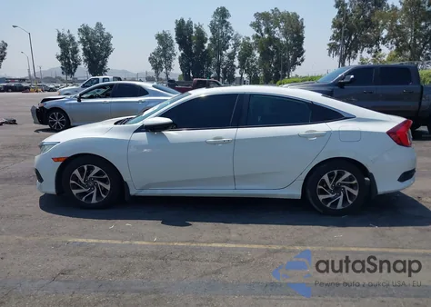 2016 Honda Civic Ex z USA, uszkodzony, nr VIN 2HGFC2F71GH555726